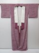 Photo8: 1613i06z930 Japanese Kimono Silk KOMON Light Purple Stream (8)