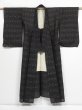 Photo9: 1312i04z570 Vintage Japanese Kimono Linen NOTO-JOFU Black (9)