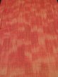 Photo1: 4C02z50 Japanese Kimono Silk  FABRIC Orange-Red   40.2" (1)