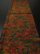 Photo5: 1P01z60 Japanese Kimono Silk  FABRIC  Garden 42.5" (5)