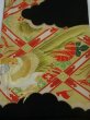 Photo1: 2E02z60 Vintage Japanese Kimono Silk  FABRIC Black Bird  47.2" (1)