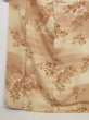 Photo2: 1128N06z630 Vintage Japanese Kimono Silk KOMON Lihgt cream Flower (2)