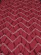 Photo1: 1F03z60 Japanese Kimono Silk  FABRIC Red-Pink Shibori dyeing 50.4" (1)