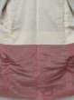 Photo8: 1516T06z660 Vintage Japanese Kimono Silk MEISEN KOMON Off-white Flowers (8)