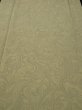 Photo1: 1S04z90 Japanese Kimono Silk  FABRIC Light olive, Light gray Suminagashi 66.9" (1)