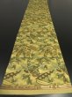 Photo7: 1A02z140 Vintage Japanese Kimono Silk OBI FABRIC  Bamboo grass 75.6" (7)