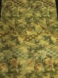 Photo1: 1A01z140 Vintage Japanese Kimono Silk OBI FABRIC  Bamboo grass 76.4" (1)