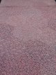 Photo1: 4K01z50 Japanese Kimono Silk  FABRIC Pink, Dark brown Kiribame 32.3" (1)