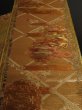 Photo8: 1A02z180 Japanese Kimono Silk OBI FABRIC Gold Flower 50.4" (8)