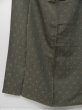 Photo2: 0109H02z810 Vintage Japanese Kimono Silk KOMON Dark gray Flower (2)