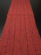 Photo5: 3R01z50 Japanese Kimono Silk  FABRIC Poppy red Shibori dyeing 36.2" (5)