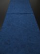 Photo5: 1W01z60 Japanese Kimono Crepe Silk  FABRIC Indigo blue Flowers 37" (5)