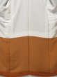 Photo9: 1602T07z1080 Japanese Kimono Crepe Silk BINGATA TSUKESAGE Light brown (9)