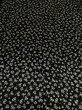 Photo1: 1P05z80 Japanese Kimono Silk  FABRIC Black Plum bud 62.2" (1)