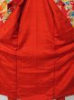 Photo10: 0617N03z240 Antique Japanese Kimono Silk Girl's Red Mari (10)