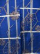 Photo3: 0301H08z330 Vintage Japanese Kimono Silk MEISEN HITOE KOMON Blue Nadeshiko (3)