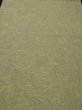 Photo1: 1S01z60 Japanese Kimono Silk  FABRIC Light olive, Light gray Suminagashi 40.9" (1)