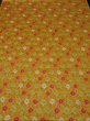 Photo1: 1Y04z80 Japanese Kimono Silk  FABRIC Yellow-Orange Shibori dyeing 61.4" (1)