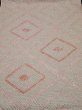 Photo1: 2B03z80 Japanese Kimono Silk  FABRIC Light pink Shibori dyeing 65.4" (1)