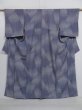 Photo1: 0729i03z950 Japanese Kimono Silk KOMON Navy Butterfly (1)