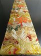 Photo7: 1D04z270 Vintage Japanese Kimono Silk OBI FABRIC  Pine 79.5" (7)