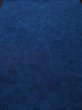 Photo1: 1W05z90 Japanese Kimono Crepe Silk  FABRIC Indigo blue Flowers 59.1" (1)