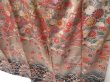 Photo4: 2010T01z930  Japanese Kimono Silk TSUKESAGE Flowers Light brown (4)