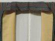 Photo8: 2010T07z930 Vintage Japanese Kimono Silk KOMON Stripe Black (8)