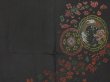 Photo4: 1622T04z480 Vintage Japanese Kimono Silk HAORI Dragon Black (4)