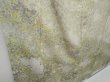 Photo3: 2206T01z1000  Japanese Kimono Crepe Silk TSUKESAGE Flowers Off-white (3)