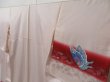 Photo2: 2005T01z920  Japanese Kimono Silk TSUKESAGE Butterfly Light pink (2)