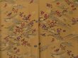 Photo5: 2207T7z850  Japanese Kimono Silk KOMON Plum blossom Ochre (5)