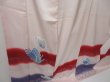 Photo3: 2005T01z920  Japanese Kimono Silk TSUKESAGE Butterfly Light pink (3)