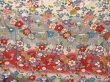 Photo7: 1709T04z960  Japanese Kimono Silk TSUKESAGE Flowers Milky White (7)