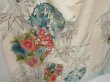 Photo3: 2108T02z890 Vintage Japanese Kimono Silk TSUKESAGE Chrysanthemum Off-white (3)