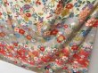 Photo4: 1709T04z960  Japanese Kimono Silk TSUKESAGE Flowers Milky White (4)