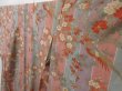 Photo2: 2207T09z990  Japanese Kimono Silk KOMON Peony Pink (2)