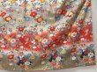 Photo6: 1709T04z960  Japanese Kimono Silk TSUKESAGE Flowers Milky White (6)