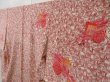 Photo1: 2212T07z830 Vintage Japanese Kimono Silk TSUKESAGE Royal cart Off-white (1)