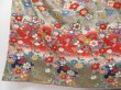 Photo5: 1709T04z960  Japanese Kimono Silk TSUKESAGE Flowers Milky White (5)