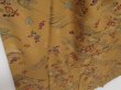 Photo3: 2207T7z850  Japanese Kimono Silk KOMON Plum blossom Ochre (3)