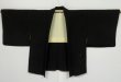 Photo5: 0304N02z540 Vintage Japanese Kimono Silk HAORI Black Branch (5)