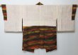 Photo6: 1221H08z540 Vintage Japanese Kimono Silk HAORI Brown Orane Moss (6)