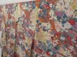 Photo3: 1602T05z930 Japanese Kimono Silk KOMON Orange-Brown Flowers (3)