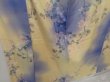 Photo3: 0928T03z560 Vintage Japanese Kimono Silk KOMON Cream-Yellow Sakura (3)