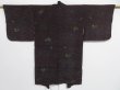 Photo2: 0816i05z340 Antique Japanese Kimono Silk HAORI Dark brown Hut (2)