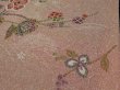 Photo3: 1K06z90 Japanese Kimono Silk  FABRIC Light peach-pink Branch 69.3" (3)