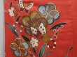 Photo8: 1415i01z1150 Japanese Kimono Silk FURISODE Light red Plum blossom (8)