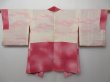 Photo10: 0819T10z600 Japanese Kimono Silk HAORI Pink Flower (10)