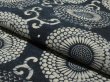 Photo5: 3i19z110 Vintage Japanese Kimono Cotton Momen Boro Katazome Fabric Indigo   61.4 (5)